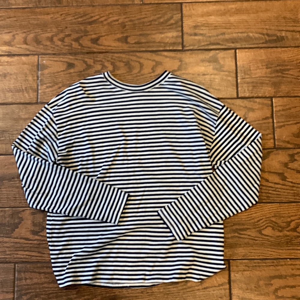 Target black and white striped longsleeve